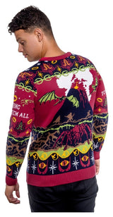 Lord Of The Rings Christmas Sweater One Sweater To Rule Them All Size XL
