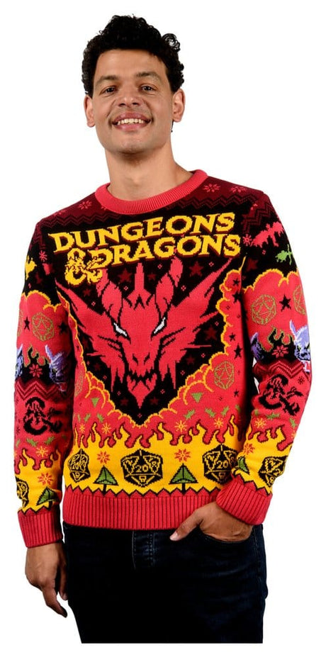 Dungeons & Dragons Christmas Sweater Size S