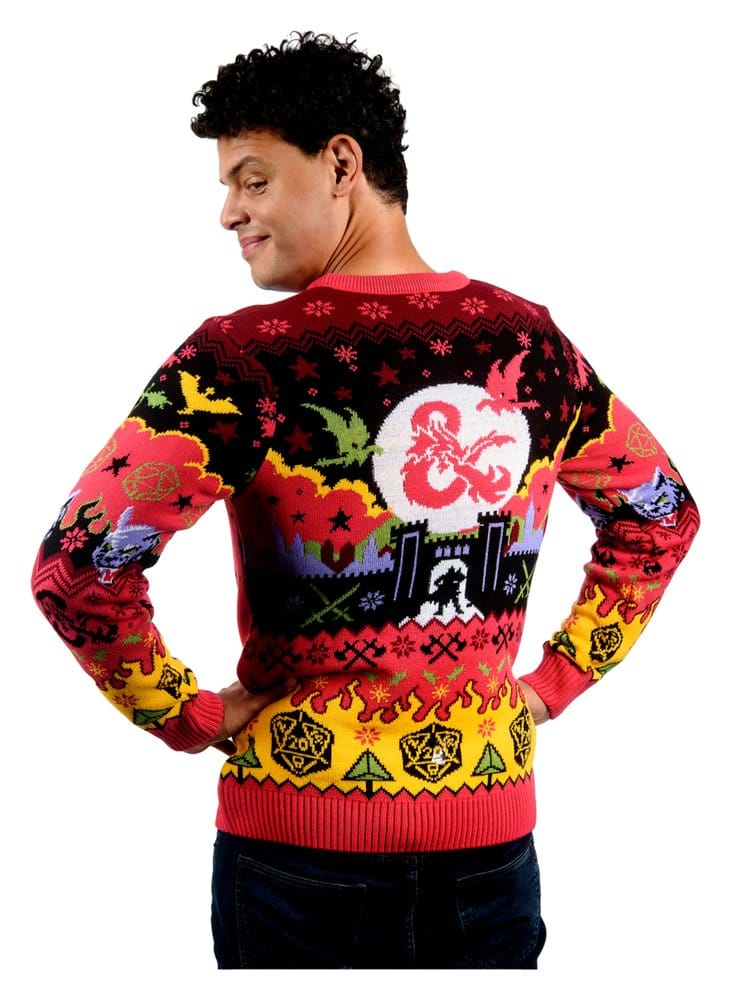 Dungeons & Dragons Christmas Sweater Size XL