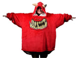Warhammer 40K Oversized Hoodie Blanket Squig Red