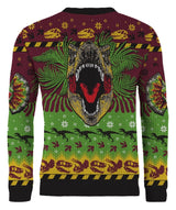 Jurassic Park Christmas Sweater Happy Rexmas Size XXL