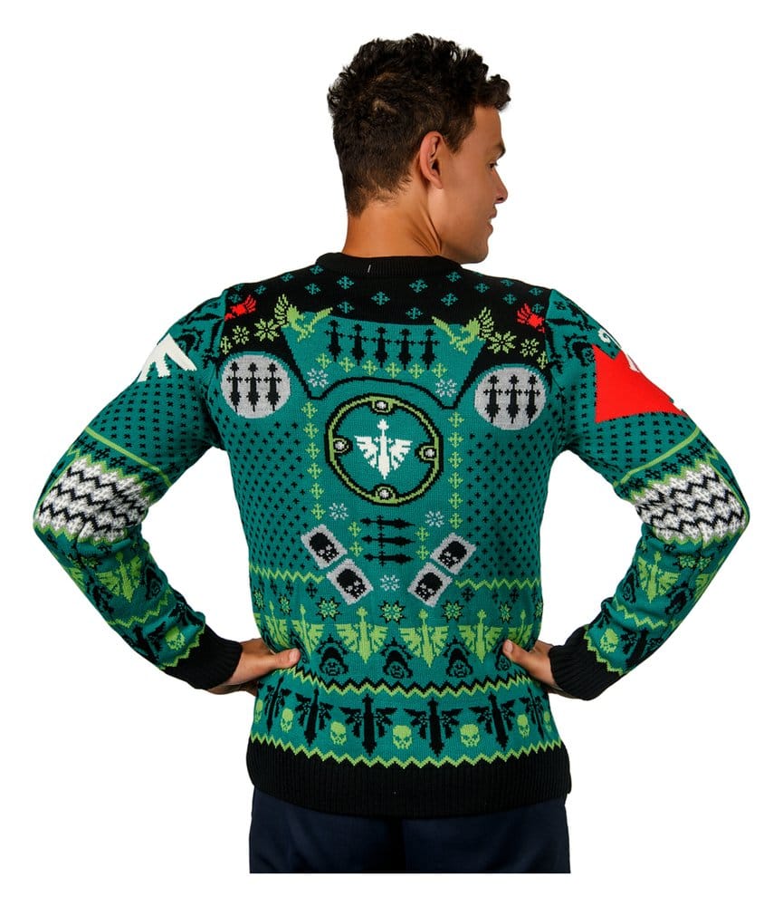 Warhammer 40,000 Christmas Sweater Dark Angels