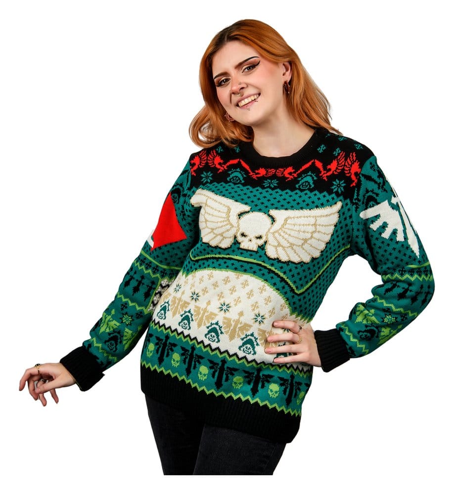 Warhammer 40,000 Christmas Sweater Dark Angels