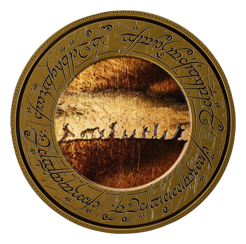 Lord of the Rings Coin with Display Stand The Fellowship