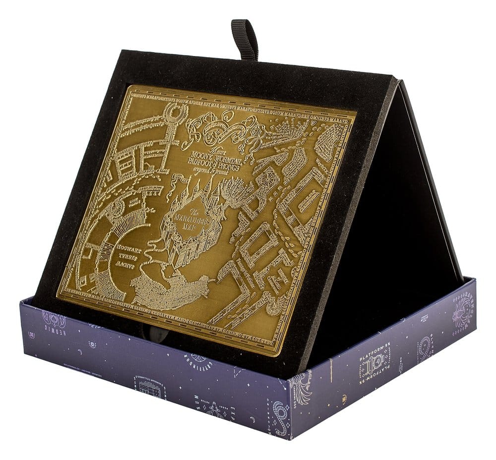 Harry Potter Replica Marauder's Map Metal Map 15 cm