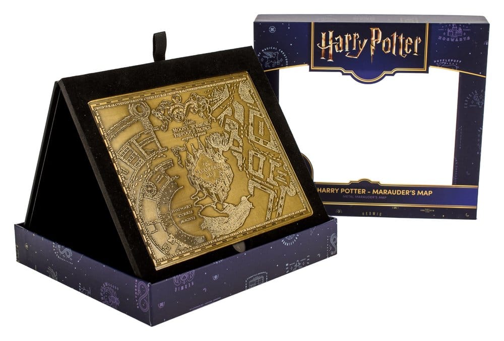 Harry Potter Replica Marauder's Map Metal Map 15 cm
