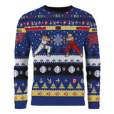 Street Fighter Christmas Sweater Ryu & Ken Size