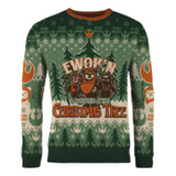 Star Wars Christmas Sweater Ewok'n around the Christmas Tree  Size L