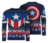 Captain America Christmas Sweater Size M