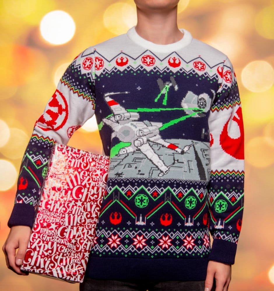 Star Wars Christmas Sweater X-Wing v TIE Fighter