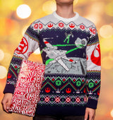 Star Wars Christmas Sweater X-Wing v TIE Fighter