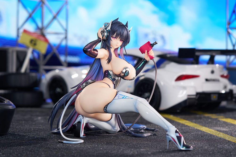 Azur Lane PVC Statue 1/7 Strasbourg Faerie of the Race Circuit Ver. 16 cm