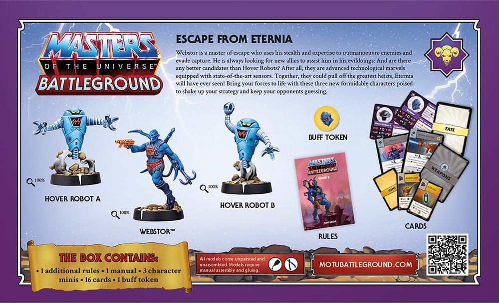 Masters of the Universe: Battleground Miniatures Game Wave 5: Evil Warriors Faction *French Version*
