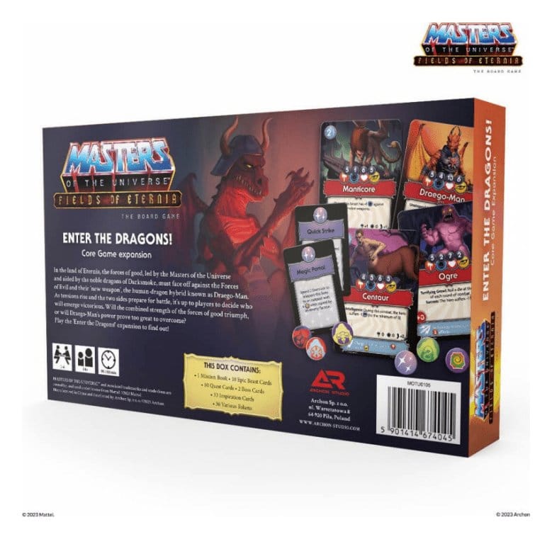 Masters of the Universe Board Game Expansion Fields of Eternia - Enter the Dragons! *English Version*