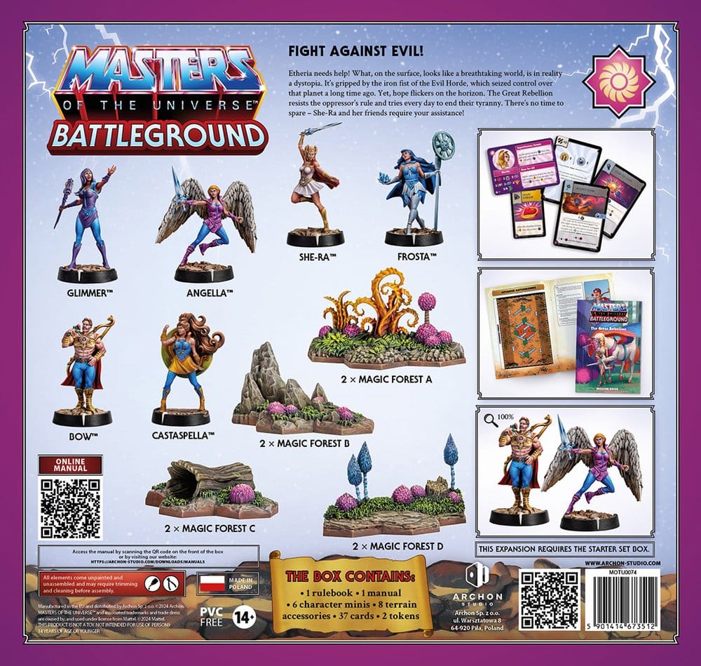 Masters of the Universe: Battleground Miniatures Game Wave 7: The Great Rebellion *French Version*
