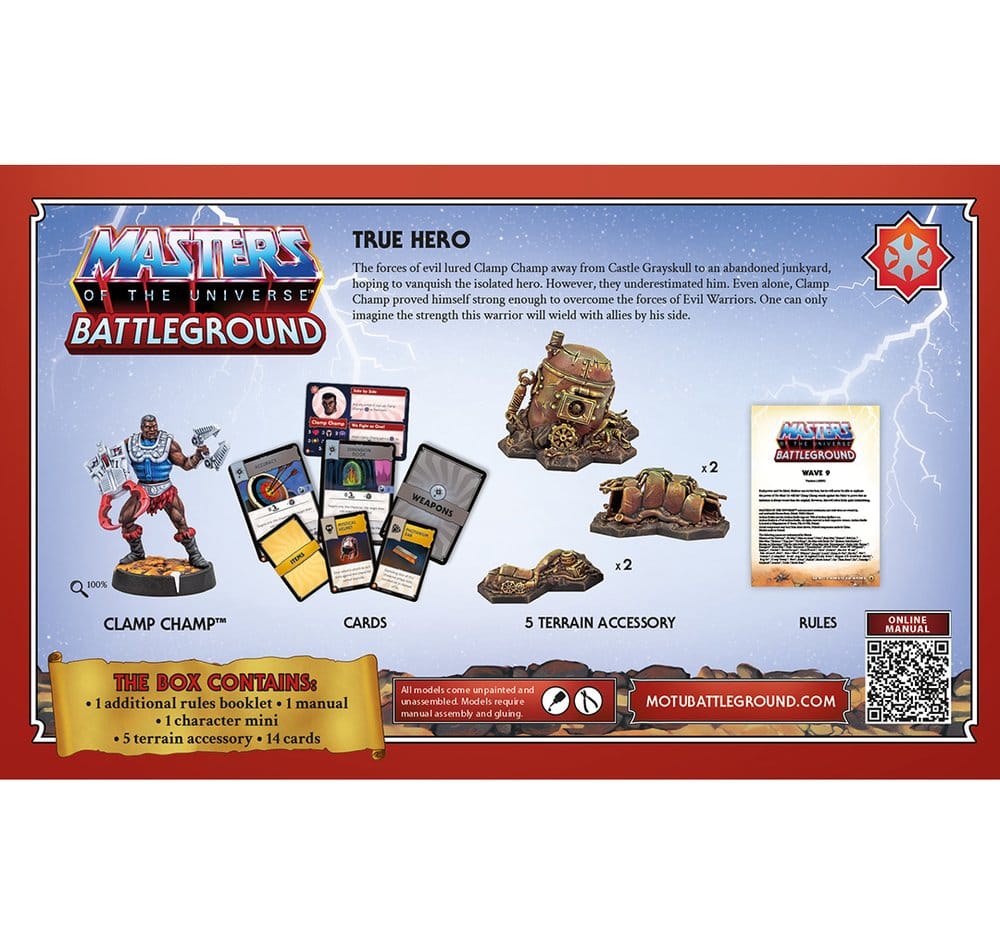 Masters of the Universe: Battleground Miniatures Game Wave 9: Masters of the Universe Faction *French Version*