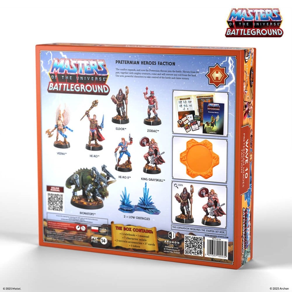 Masters of the Universe: Battleground Miniatures Game Wave 10: Preternian Heroes Faction *German Version*