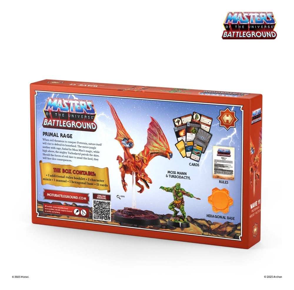 Masters of the Universe: Battleground Miniatures Game Wave 11: Preternian Heroes (Moss Man / Turbodactyl) *English Version*