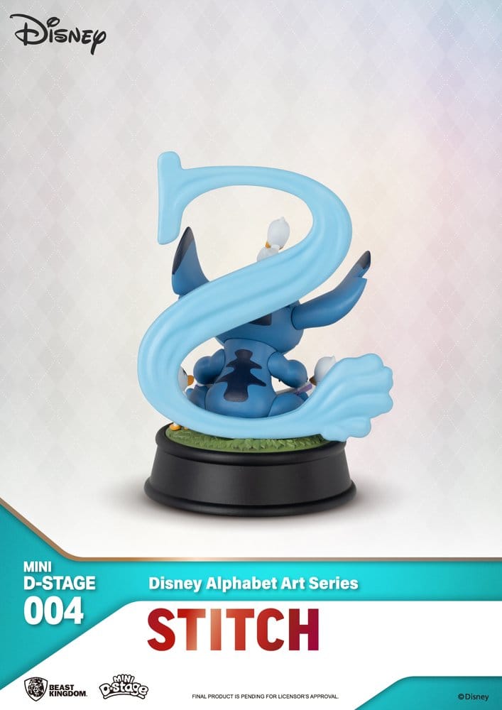 Disney Mini Diorama Stage Statues 6-pack Alphabet Art 10 cm