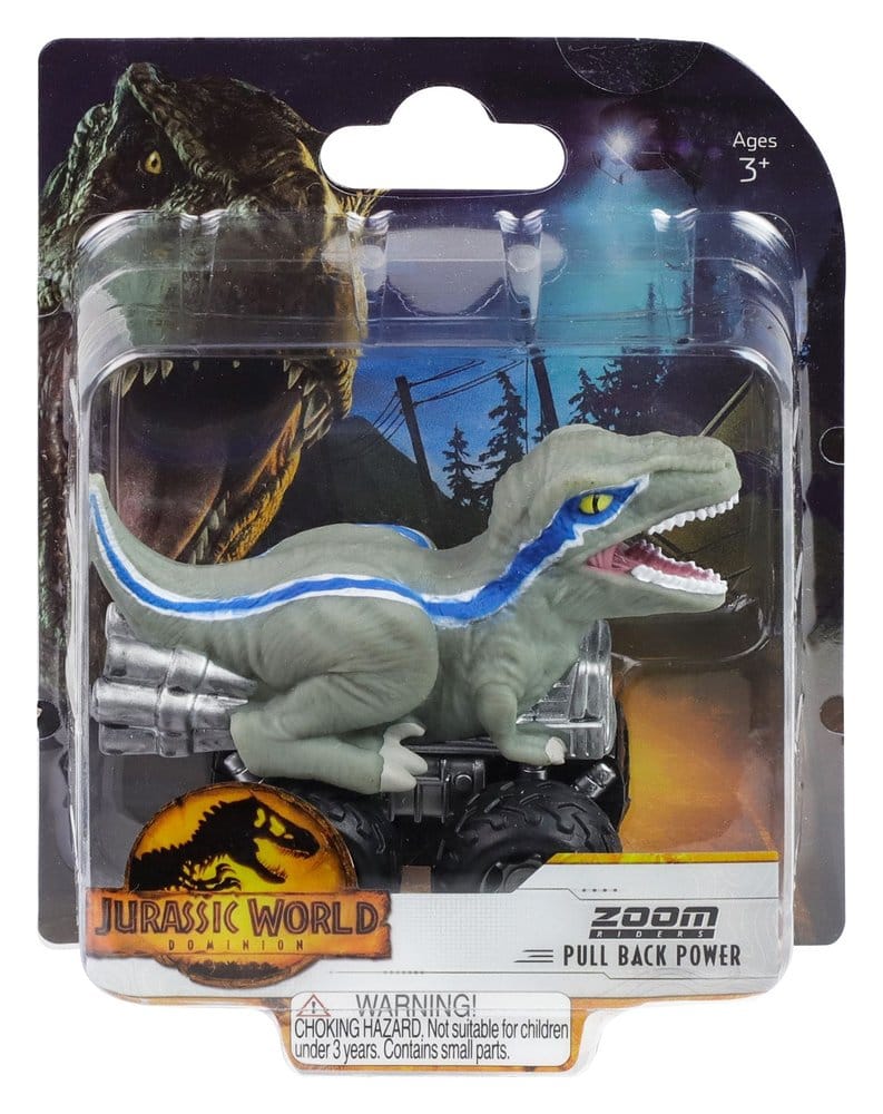 Jurassic World Zoom Riders Vehicle with Action Figure Assortment (24)