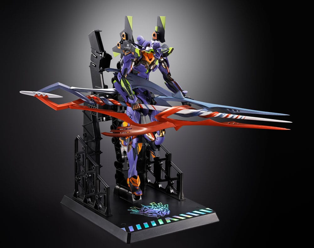Neon Genesis Evangelion Metal Build Action Figure Eva Test Type-01 30th with the Spear of Gaius 22 cm