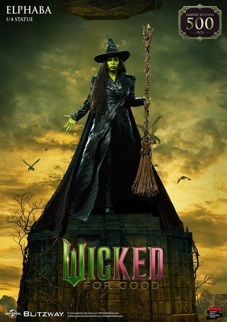 Wicked 2: For Good Superb Scale Statue 1/4 Elphaba 56 cm – billede 6