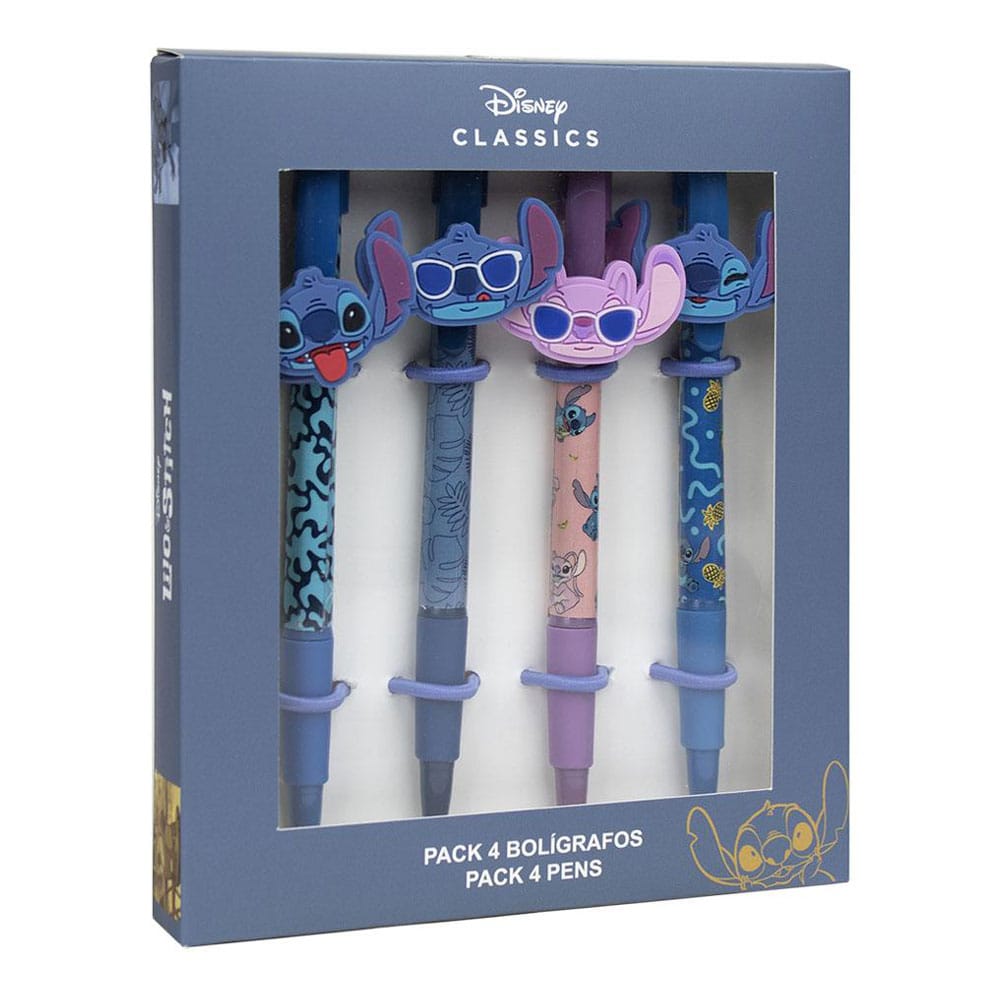 Loli & Stitch ball pen 4-Pack