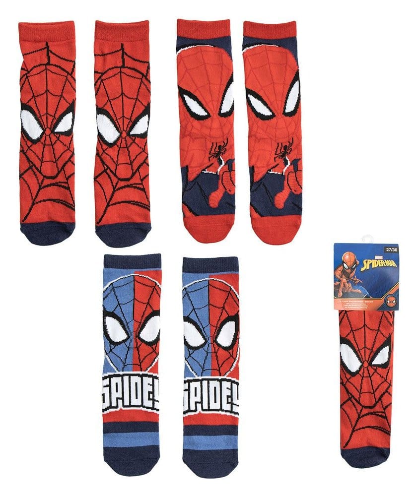Marvel Socks 3-Pack Spider-Man