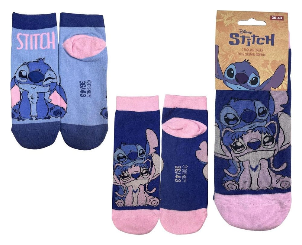 Disney Socks 2-Pack Stitch Short 36-43
