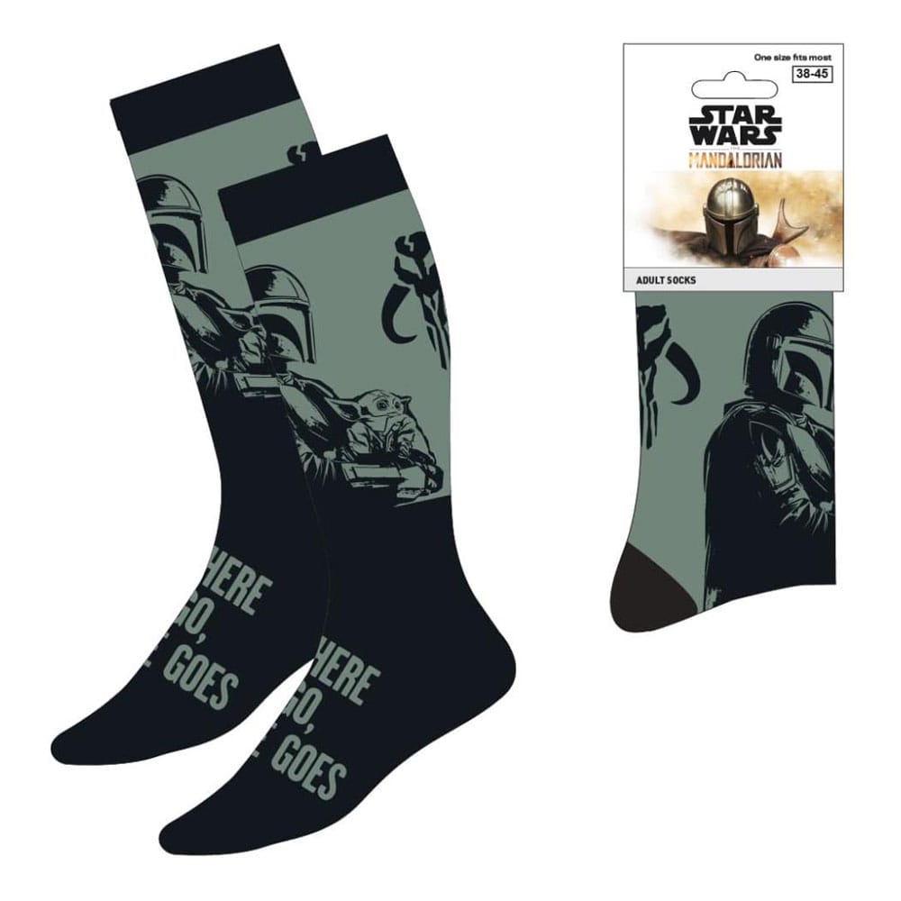 Star Wars: The Mandalorian Socks Mandalorian & Grogu 38-45