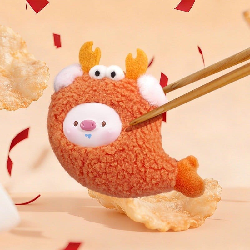 Mini GeeGeePig Plush Keychain Mini Transformations 12 cm Blind Box Display (6)
