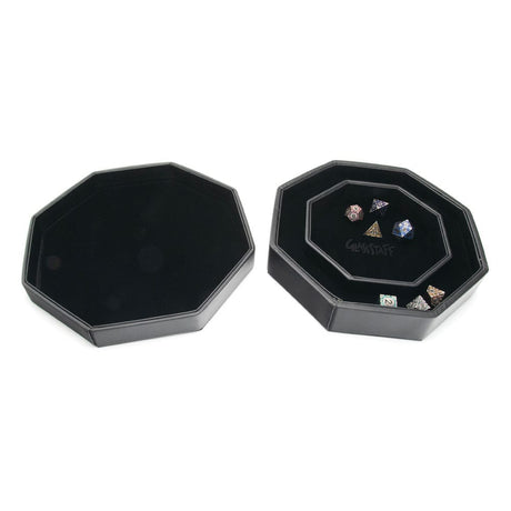 CritStones Arena Dice Tray Black Dragon (Yellow Lid)