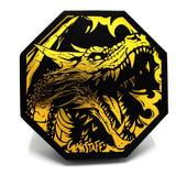 CritStones Arena Dice Tray Black Dragon (Yellow Lid)