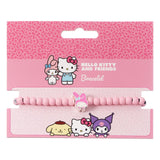 Hello Kitty Bracelet pink beads with My Melody Charm 21 cm