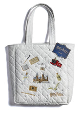 Harry Potter Tote Bag Embroidered Icons Velvet