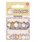 Molang Pin Badge Better Together