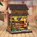 Miniature House Model Kit Kanmi-dokoro Kurihara 19 x 15 cm