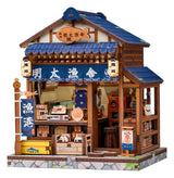 Miniature House Model Kit Fukuoka Mentaiko Kitchen 11 x 9 cm