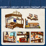 Miniature House Model Kit Fukuoka Mentaiko Kitchen 11 x 9 cm