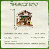 Miniature House Model Kit Kyoto Matcha Cottage 11 x 9 cm