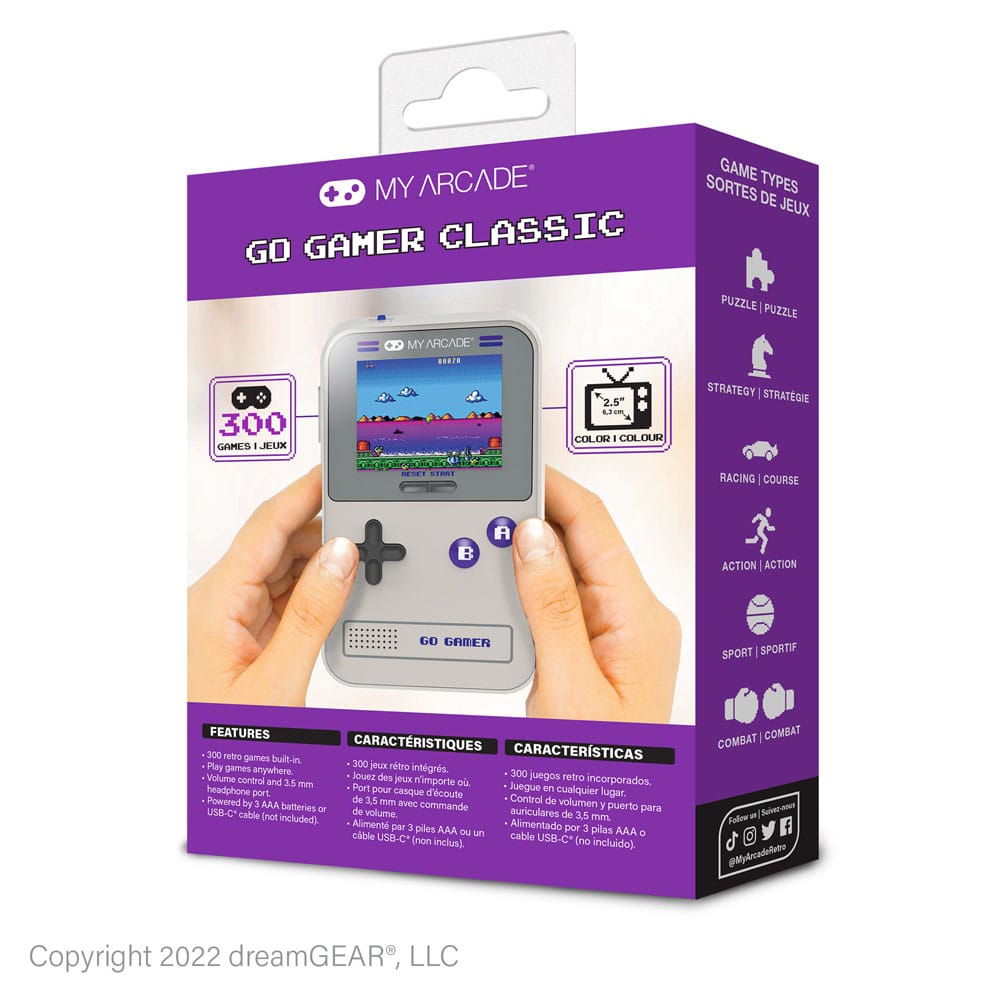 My Arcade Portable Gaming System Go Gamer Classic