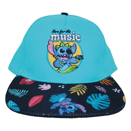 Lilo & Stitch Curved Bill Cap Here For The Music