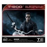 Terminator 2 Statue T-800 On Motorcycle Limited Signature Edition Exclusive 70 cm
