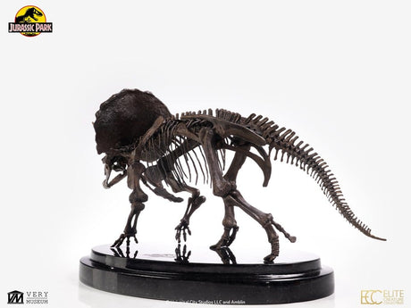 Jurassic Park Statue 1/24 Triceratops Fossil Skeleton Bronze 35 cm – billede 4