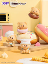 Butterbear Baked with Love Series Mini Figures 3-Pack Chubby Face 9 cm Display (6)