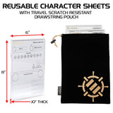 Enhance RPG Series Acrylic Character Sheet Set *English Version*