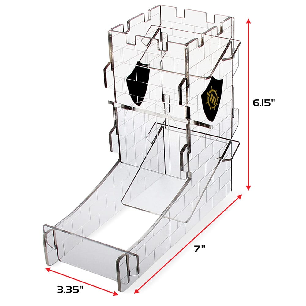 Enhance Tabletop Series Dice Tower Clear