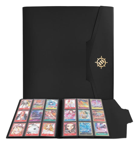 Enhance Binder 9 Pocket Card Binder Black 30 x 25 x 3 cm