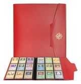 Enhance Binder 9 Pocket Card Binder Red 30 x 25 x 3 cm