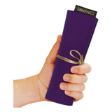 Enhance Tabletop Roll on a Scroll Bag with Dice Purple